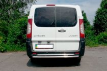 Peugeot Expert 2007-2016 Tylna Belka AK-002-Podwójna (Stal Nierdzewna) zdjęcia 2