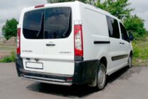 Peugeot Expert 2007-2016 Tylna Belka AK-002-Podwójna (Stal Nierdzewna) zdjęcia 1
