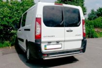 Peugeot Expert 2007-2016 Tylna Belka AK-002-Podwójna (Stal Nierdzewna) zdjęcia 3