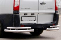 Peugeot Expert 2007-2016 Tylne Narożniki AK-003-Double (2 szt., stal nierdzewna) zdjęcia 1
