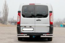 Peugeot Expert 2007-2016 Tylne Narożniki AK-003-Double (2 szt., stal nierdzewna) zdjęcia 2