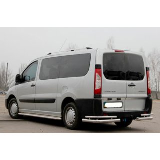 Tylne narożniki AK003-Double (2 szt., stal nierdzewna) Fiat Scudo 2007-2015 zdjęcia 3
