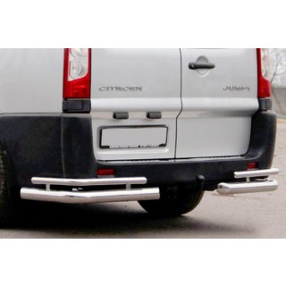 Tylne narożniki AK003-Double (2 szt., stal nierdzewna) Fiat Scudo 2007-2015 zdjęcia 1