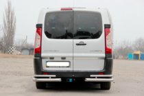 Citroen Jumpy 2007–2017 Tylne narożniki Double (2 szt., stal nierdzewna) zdjęcia 3