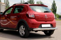 Dacia Sandero 2013-2020 Tylna Belka AK002 (Stal Nierdzewna) zdjęcia 2