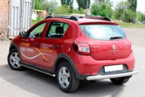 Dacia Sandero 2013-2020 Tylna Belka AK002 (Stal Nierdzewna) zdjęcia 3