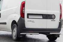 Fiat Doblo II 2010-2022 Tylne Narożniki AK003 (Stal Nierdzewna) zdjęcia 1