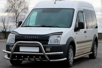 Ford Connect 2002–2006 Grill Guard z Podwójnymi Rurami WT004-Plus (Stal Nierdzewna) zdjęcia 1