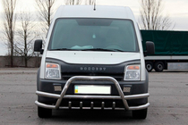 Ford Connect 2002–2006 Grill Guard z Podwójnymi Rurami WT004-Plus (Stal Nierdzewna) zdjęcia 2