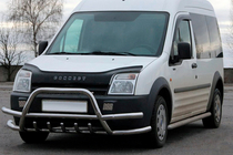 Ford Connect 2006–2009 Pałąk przedni z podwójnymi rurami WT003-Plus-2 (stal nierdzewna) zdjęcia 2