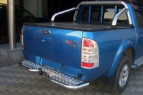 Ford Ranger 2007-2011 Tylne narożniki AK003 (2 szt., stal nierdzewna) zdjęcia 2