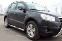Geely Emgrand X7 2011- Rury Boczne (2 szt., Stal Nierdzewna) zdjęcia 4