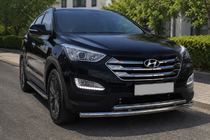 Hyundai Santa Fe 3 2012-2018 Przedni Pałąk ST014 (Stal Nierdzewna) zdjęcia 1
