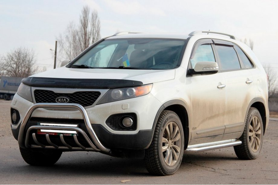 Kia Sorento II XM 2009-2014 Ornament Przedni WT002/2 (Stal Nierdzewna) Image