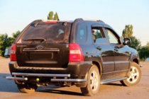 Kia Sportage 2004-2010 Tylna Belka AK007 (Stal Nierdzewna) zdjęcia 3