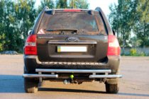 Kia Sportage 2004-2010 Tylna Belka AK007 (Stal Nierdzewna) zdjęcia 2