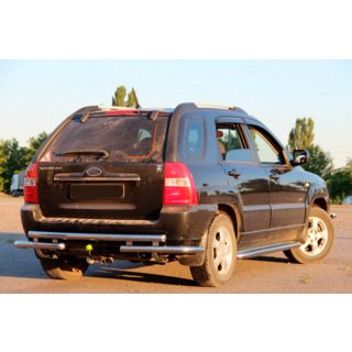 Tylna Belka AK007 (Stal Nierdzewna) Kia Sportage 2004-2010 zdjęcia 3