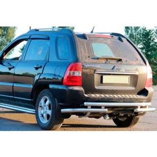 Tylna Belka AK007 (Stal Nierdzewna) Kia Sportage 2004-2010 zdjęcia 1