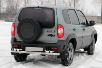 Chevrolet Niva 1998-2020 Tylna Belka AK015 (Stal Nierdzewna) zdjęcia 1
