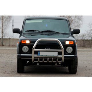 Pałąk Przedni QT007 (Stal Nierdzewna) Lada Niva та Urban 1977- zdjęcia 1