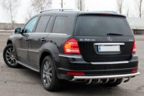 Mercedes GL class X164 2006-2012 Tylna Belka AK-Style (Stal Nierdzewna) zdjęcia 3