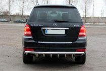 Mercedes GL class X164 2006-2012 Tylna Belka AK-Style (Stal Nierdzewna) zdjęcia 2