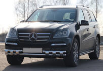 Mercedes GL class X164 2006-2012 Przedni Pałąk ST015 (Stal Nierdzewna) zdjęcia 1