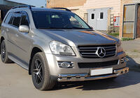 Mercedes GL class X164 2006-2012 Przedni Pałąk ST015 (Stal Nierdzewna) zdjęcia 6
