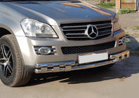 Mercedes GL class X164 2006-2012 Przedni Pałąk ST015 (Stal Nierdzewna) zdjęcia 8