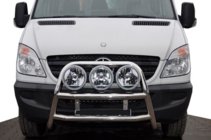 Mercedes Sprinter W906 2006–2018 Pałąk przedni wysoki WT018 (stal nierdzewna) zdjęcia 1