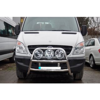 Pałąk przedni wysoki WT018 (stal nierdzewna) Mercedes Sprinter W906 2006–2018 zdjęcia 2