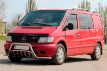 Mercedes Vito W638 1996-2003 Grill guard z wąsami WT002 Plus (stal nierdzewna) zdjęcia 2