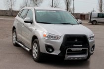 Mitsubishi ASX 2010-2023 Rury Boczne BB002 (2 szt., Stal Nierdzewna) zdjęcia 2