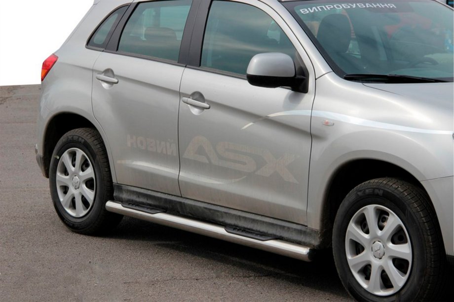 Mitsubishi ASX 2010-2023 Rury Boczne BB002 (2 szt., Stal Nierdzewna) Image