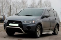 Mitsubishi Outlander 2006-2012 Pałąk Przedni WT007 (Stal Nierdzewna) zdjęcia 2