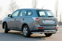 Mitsubishi Outlander 2012-2021 Tylna Belka AK004 Stal Nierdzewna zdjęcia 1