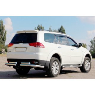 Tylny ochraniacz AK003-Special (2 szt., stal nierdzewna) Mitsubishi Pajero Sport 2008-2015 zdjęcia 3