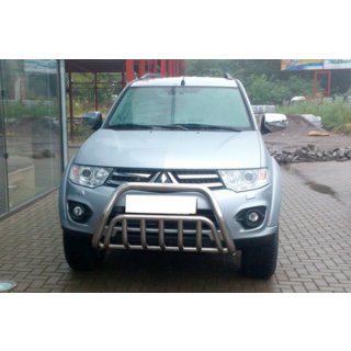 Osłona Przednia WT002 (Stal Nierdzewna) Mitsubishi Pajero Sport 2008-2015 zdjęcia 1