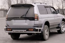 Mitsubishi Pajero Sport 1996-2007 Osłona Tylna AK005-2 (Stal Nierdzewna) zdjęcia 1