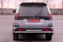 Mitsubishi Pajero Sport 1996-2007 Osłona Tylna AK005-2 (Stal Nierdzewna) zdjęcia 2