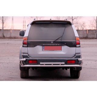 Osłona Tylna AK005-2 (Stal Nierdzewna) Mitsubishi Pajero Sport 1996-2007 zdjęcia 2