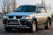 Mitsubishi Pajero Sport 1996-2007 Przedni Pałąk ST015↗WT (Stal Nierdzewna) zdjęcia 1