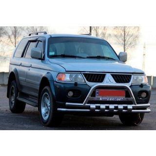 Przedni Pałąk ST015↗WT (Stal Nierdzewna) Mitsubishi Pajero Sport 1996-2007 zdjęcia 3