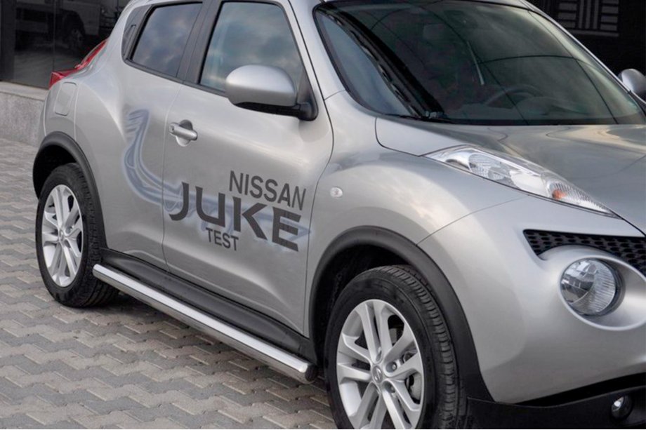 Nissan Juke 2010-2019 Rury Boczne Ø60 (2 szt., Stal Nierdzewna) Image