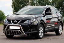 Nissan Qashqai 2014-2021 Przedni Pałąk WT002 (Stal Nierdzewna) zdjęcia 2