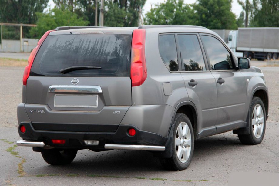 Nissan X-trail T31 2007-2014 Tylne narożniki AK003 (2 szt., stal nierdzewna) Image