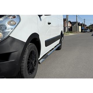 Rury Boczne BB002 (2 szt., Stal Nierdzewna) Nissan NV400 2010-2024 zdjęcia 4