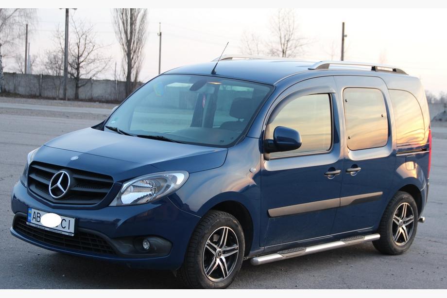 Mercedes Citan 2013-2021 Rury Boczne (2 szt., Stal Nierdzewna) 51mm, dluga baza, bez wstawek plastikowych Zdjęcia 3