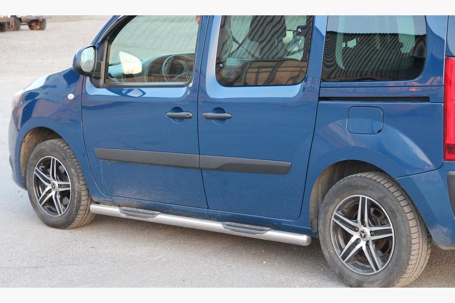 Mercedes Citan 2013-2021 Rury Boczne (2 szt., Stal Nierdzewna) 51mm, dluga baza, bez wstawek plastikowych Zdjęcia 2
