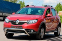 Renault Sandero 2013-2022 Przedni Pałąk WT007 (Stal Nierdzewna) zdjęcia 3